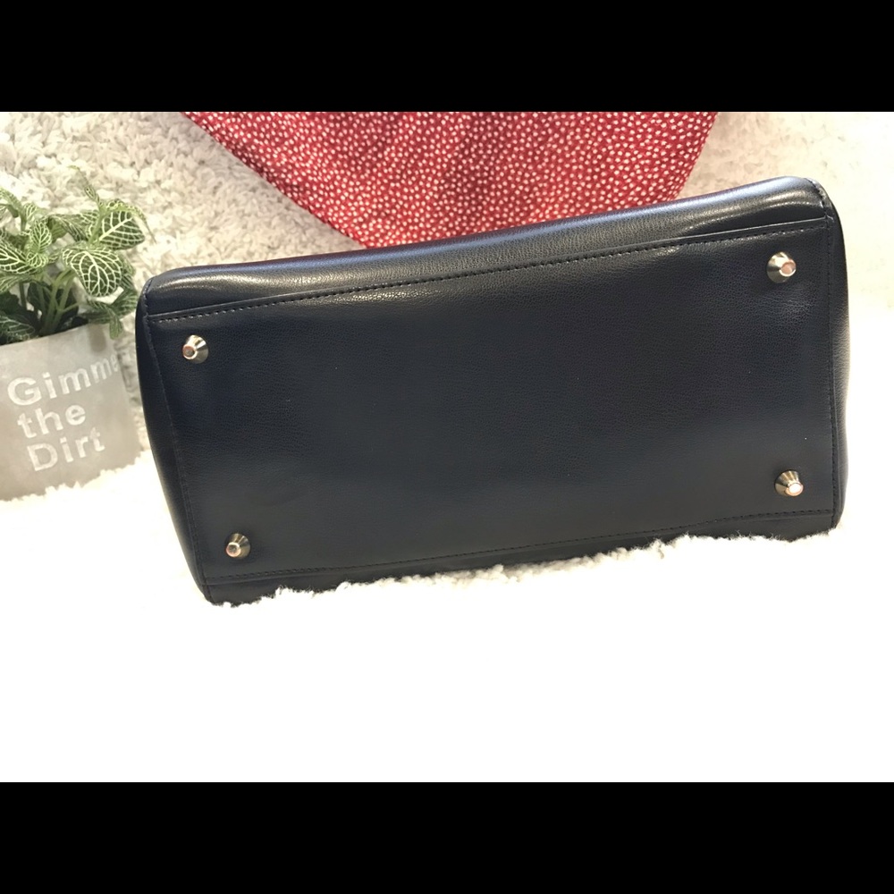 Cromia | Authentic Black Italian Leather Handbag - Picture 8 of 8